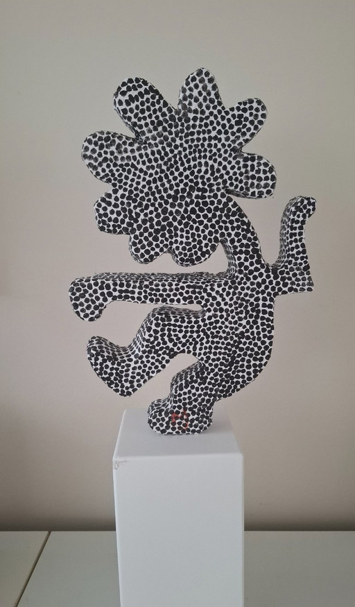 'L'homme-fleur', d'après Haring