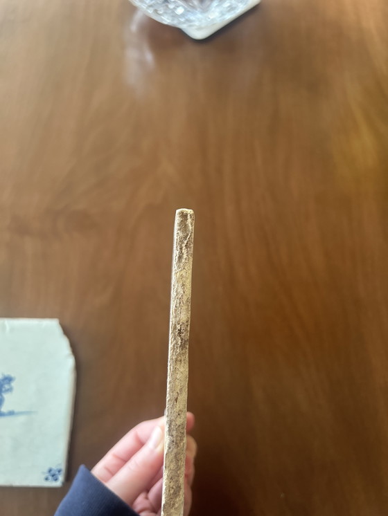 Image 1 of Set van 2 Antieke Delftse Tegels - Kinderspelen - 17e/18e Eeuw