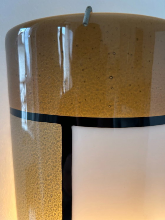 Image 1 of Vintage tempered glass wall lamp, Italy, 1980