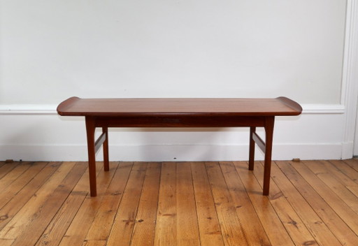 Vintage Scandinavische teakhouten salontafel, 1960 – Wood