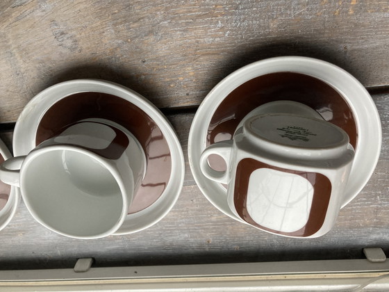 Image 1 of 3 kop en schotel bordjes vintage wolf kamagel