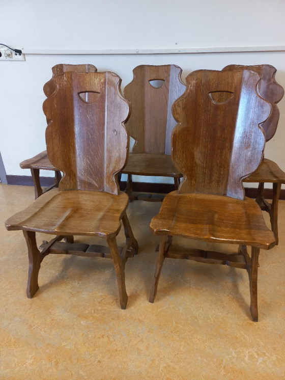 Image 1 of Sedie in stile brutalismo (5)