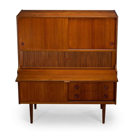 Image 1 of Teak high cabinet by Johannes Andersen, 1960s