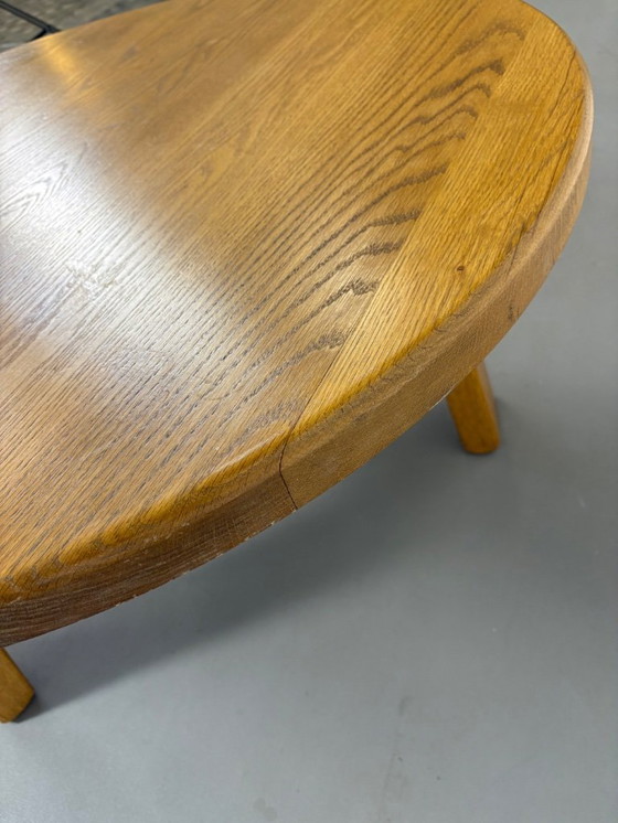 Image 1 of Round Oak Massif Brutalist Coffee Table