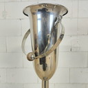 Art Deco Staande Zilverkleurige Wijnkoeler / Champagne Koeler (Vernikkeld) / Champagne Houder