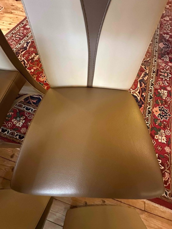 Image 1 of Luxueux ensemble de 6 chaises de salle à manger vintage Formenti