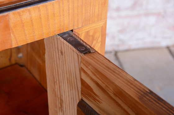 Gerestaureerd Biedermeier-kastje, essenhout, sparrenhout, Pools, Tsjechisch, jaren 1830 – Kasten, Wood (photo 19 of 21)