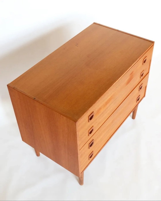 Image 1 of Cassettiera danese vintage in teak dal design retrò