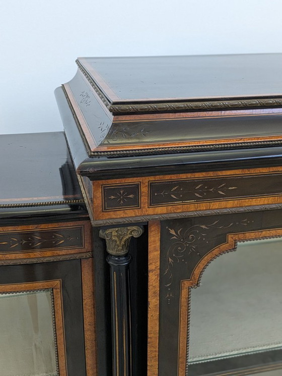Image 1 of Credenza - Legno annerito, radica di noce - Napoleone III