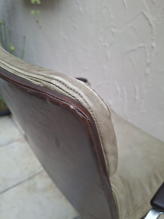 Image 1 of Vintage chrome office chair
