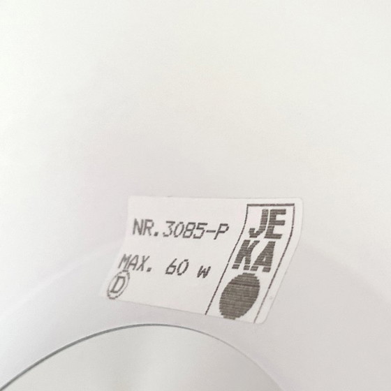 Image 1 of Jeka vintage Deens design LAMP Mid Century wit paars