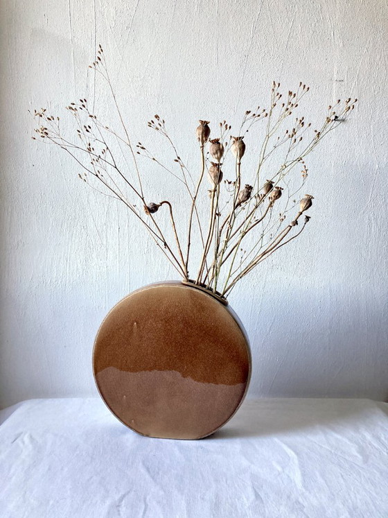 Grote kalebasvormige craquelé geglazuurde aardewerk vaas, Sia Collection – Vazen, Keramiek (photo 3 of 23)