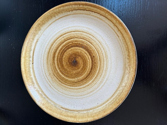 Image 1 of Longchamp zandstenen bord service 42 stuks