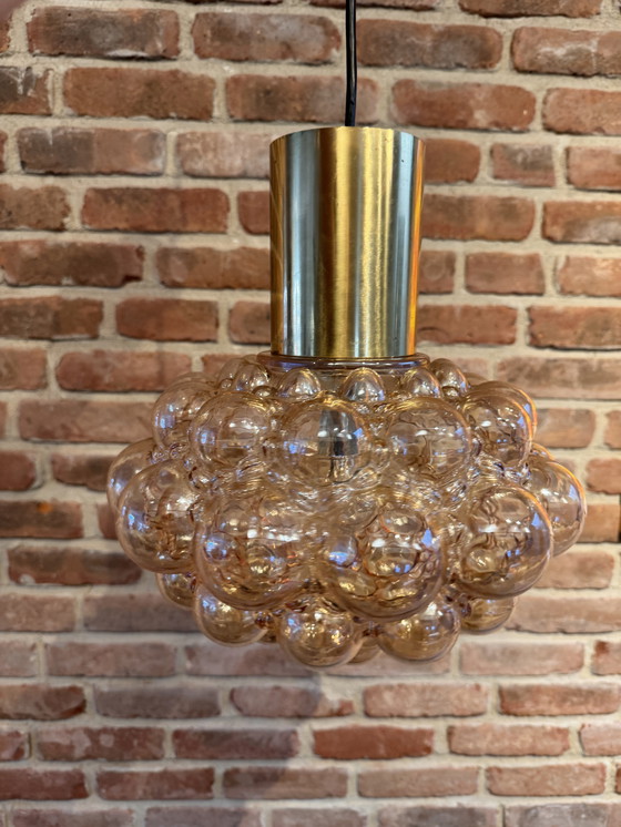 Image 1 of Lampada a sospensione in vetro a bolle Helena Tynell