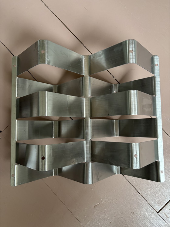 Image 1 of Portabottiglie in acciaio inox per 6 bottiglie