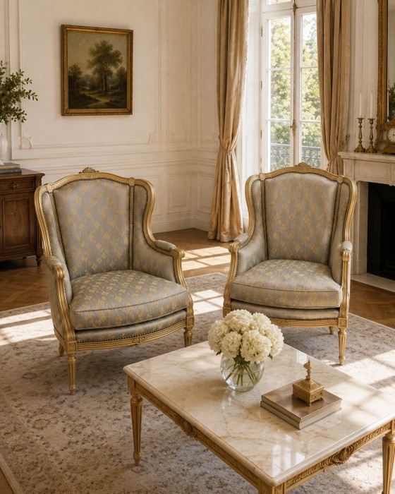 🪑 Superbe Ensemble de 4 Fauteuils Louis XV – Élégance et Authenticité Française Prix à l’Unité 200€ (photo 3 of 11)