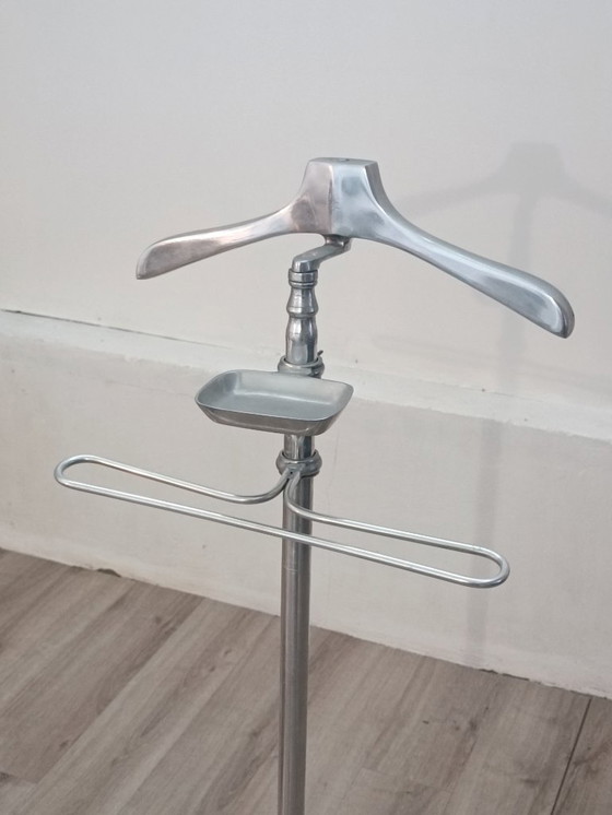 Image 1 of Chrome-plated metal valet stand, France, 1960s