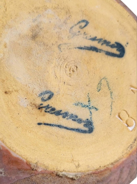 Art Nouveau stoneware vase / Gresmor – Porcelain, Ceramic (photo 6 of 7)