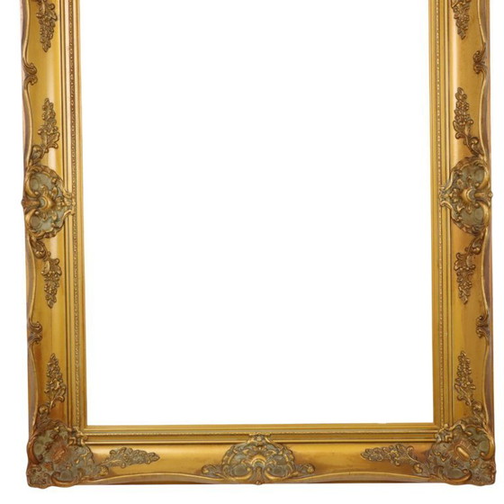 Image 1 of Large Gold-Colored Pine Frame 94cm