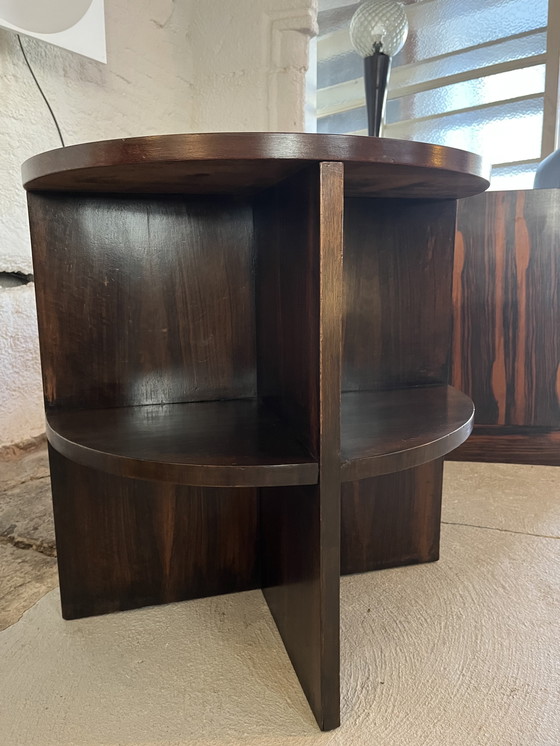 Image 1 of Tavolino e poltrona Art Déco in palissandro