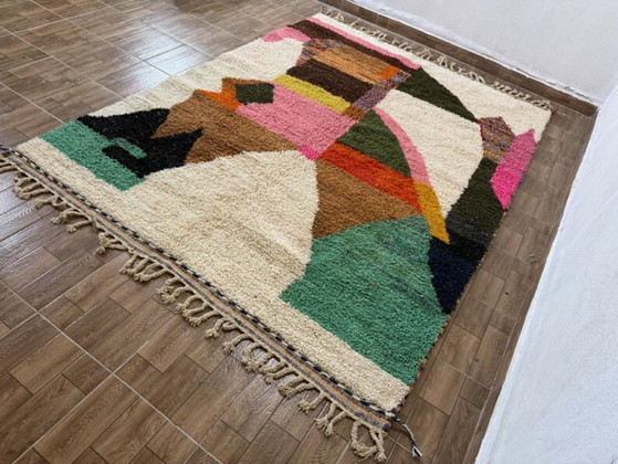 Tapis marocain de luxe fait main – Authentique savoir-faire Atlas 210 cm x 300 cm – Wool (photo 9 of 11)