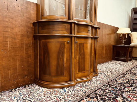 Klassische Jugendstil Anrichte – Vitrine, Glas, Metall (photo 7 of 16)