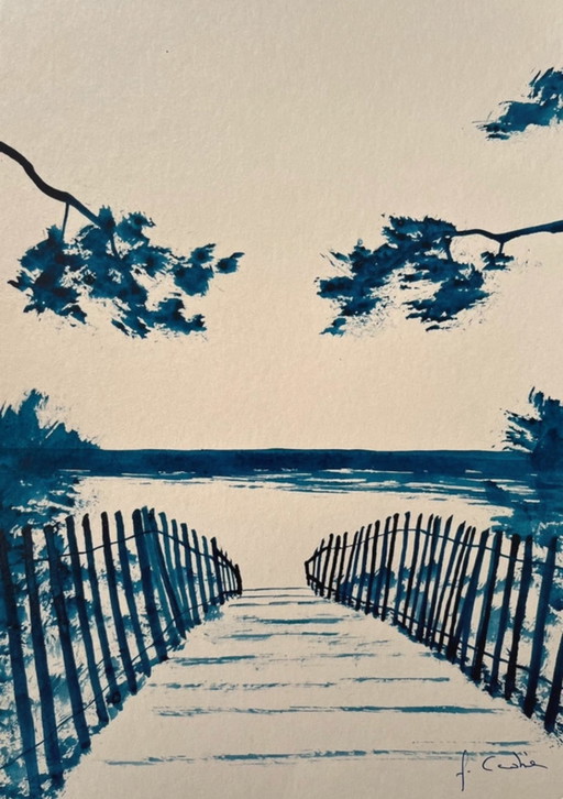 Artist's sketch 21x15cm