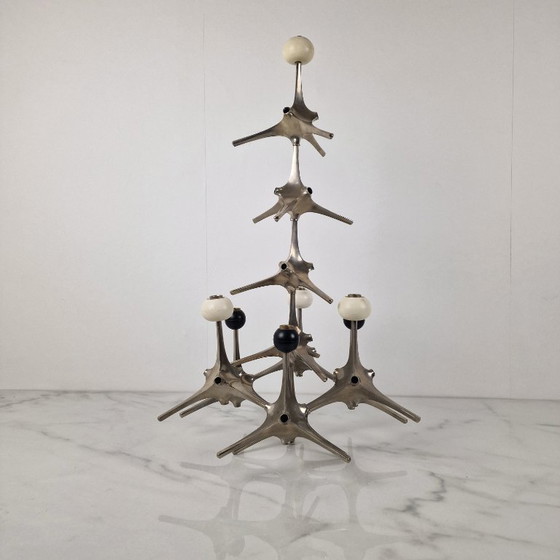 Image 1 of Candelabro modular icónico de Caesar Stoffi y Fritz Nagel, Alemania, década de 1960
