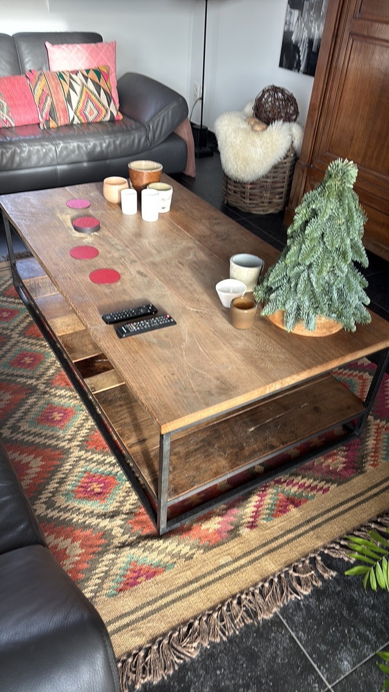 Image 1 of 2x lederen banken van het merk jori