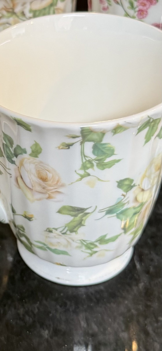🌸 Tazze Vintage Douwe Egberts – Set da 5 – Bicchieri e caraffe, Porcelain (photo 2 of 5)