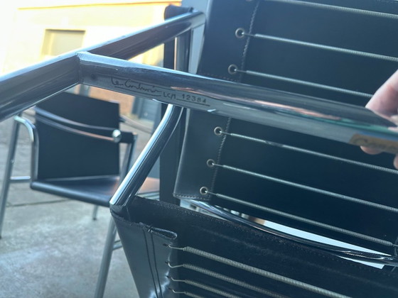 Image 1 of Poltrona vintage LC1 di Le Corbusier et al per Cassina, set di 3 pezzi