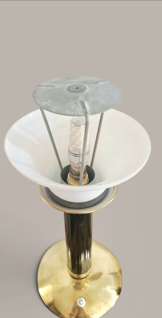 JUMO Grand Luxe Lamp - Brass And Plexiglas - 1960s – Table lamps, Metal (photo 13 of 15)