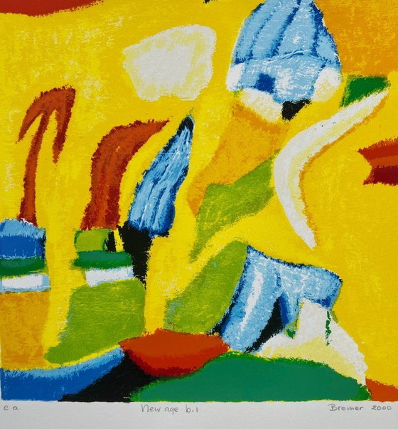 Image 1 of Serigrafía de Saskia Bremer - New Age B.1
