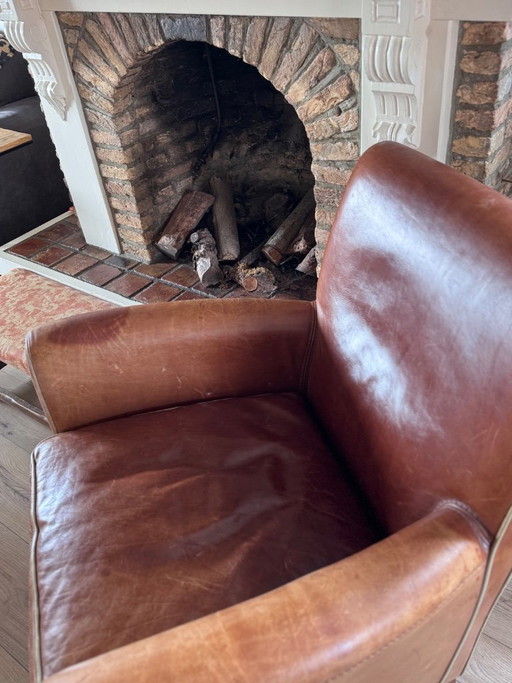 Poltrona in pelle Baxter originale – design italiano 🔥