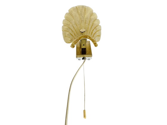 Image 1 of Solken Leuchten - Seashell - Murano Glass - West Germany - 60s