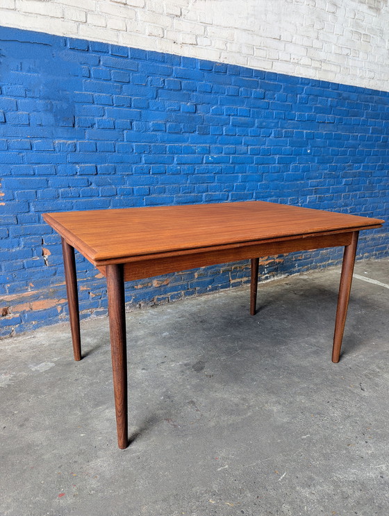 Image 1 of Danish vintage teak dining table- J.L Møller møbelfabrik