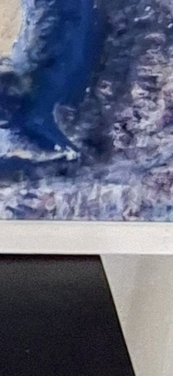 Nature morte florale d'après Paul Cézanne – Bouquet au petit Delft – Bik Bergen, Objets d'art, Verre, Papier (photo 5 of 6)