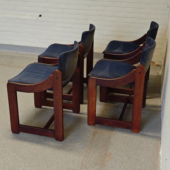 Image 1 of Sedie da pranzo italiane d'epoca