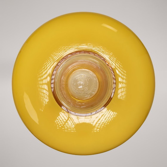 Image 1 of Model LT226 Yellow "Mushroom" Table Lamp