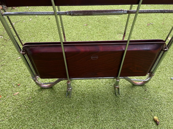 Gerlinol Foldable Bar Cart / Trolley – Chrome (photo 21 of 24)
