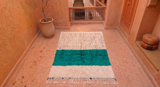 Tapis Berbère Marocain Au Charme Naturel 250cmx150cm – vloerkleden en tapijten, Cotton