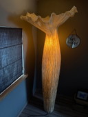 Morning glory floor lamp