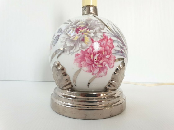 Image 1 of Art Deco tafellamp, jaren 1920-1930, Limoges porselein, Elbe, vintage, jaren 20-30