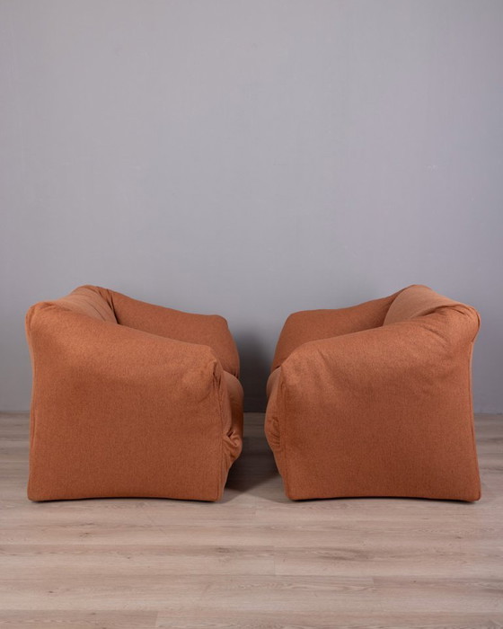 Image 1 of PAIRE DE FAUTEUILS VINTAGE DES ANNÉES 1970 « TENTAZIONE », CONÇUS PAR MARIO BELLINI POUR CASSINA