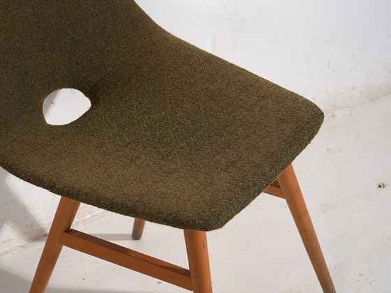 Sedia Vintage Imbottita in Lana Naturale (c.1960) – Poltrone, Wool (photo 24 of 35)