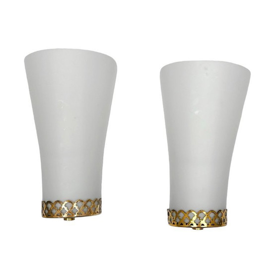 Image 1 of Een paar Doria Leuchten wandlampen, Hollywood Regency, Duitsland, jaren 70.