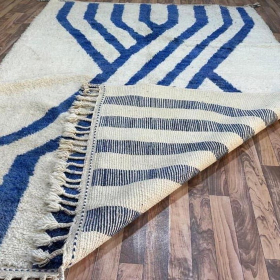 Alfombra tradicional Beni Ouraine hecha a mano, tamaño 2/3 m – Aime Té, Wool (photo 9 of 9)