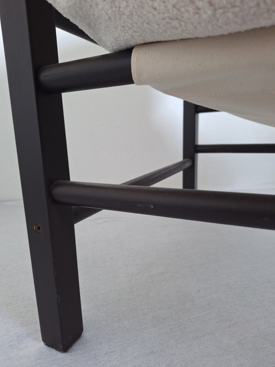 Poltrona in legno con cuscino teddy sfoderabile – Poltrone, Textile, Wood (photo 9 of 9)