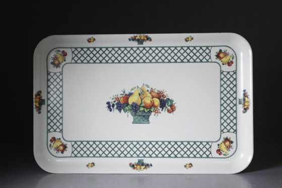 Image 1 of Villeroy & Boch Basket series - Large vintage melamine serving tray