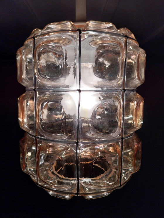Image 1 of Vintage Hanglamp van Glashütte Limburg, Jaren 60